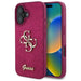 Guess Fixed Glitter Big 4G case for iPhone 16 - purple - Cell phone cases and covers<<<HurtelXML