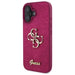 Guess Fixed Glitter Big 4G case for iPhone 16 - purple - Cell phone cases and covers<<<HurtelXML