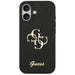 Guess Fixed Glitter Big 4G case for iPhone 17 - black - Cell phone cases and covers<<<HurtelXML