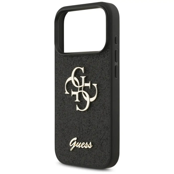 Guess Fixed Glitter Big 4G case for iPhone 17 Pro - black - Cell phone cases and covers<<<HurtelXML