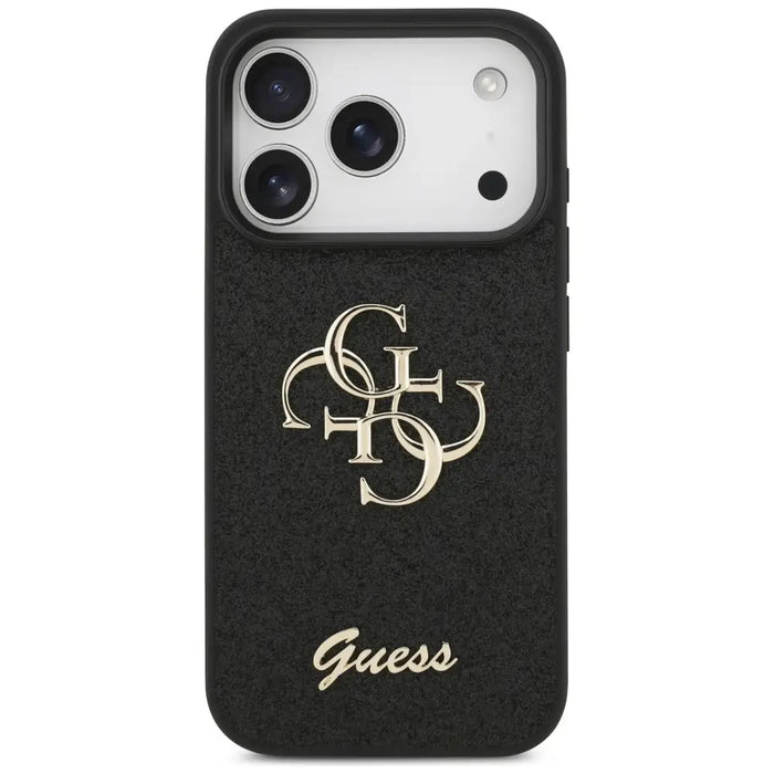 Guess Fixed Glitter Big 4G case for iPhone 17 Pro - black - Cell phone cases and covers<<<HurtelXML