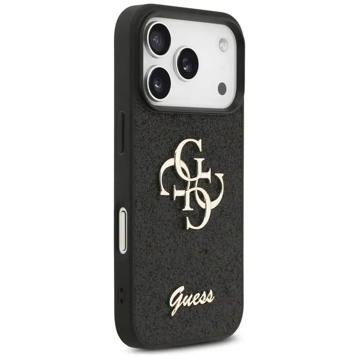 Guess Fixed Glitter Big 4G case for iPhone 17 Pro - black - Cell phone cases and covers<<<HurtelXML