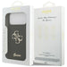 Guess Fixed Glitter Big 4G case for iPhone 17 Pro Max - black - Cell phone cases and covers<<<HurtelXML