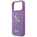 Guess Fixed Glitter Big 4G case for iPhone 17 Pro Max - purple - Cell phone cases and covers<<<HurtelXML