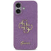 Guess Fixed Glitter Big 4G case for iPhone 17 - purple - Cell phone cases and covers<<<HurtelXML