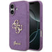 Guess Fixed Glitter Big 4G case for iPhone 17 - purple - Cell phone cases and covers<<<HurtelXML