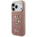 Guess Fixed Glitter Big 4G Metal Frame Case for iPhone 17 Pro - Pink - Cell phone cases and covers<<<HurtelXML