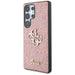 Guess Fixed Glitter Big 4G Metal Logo Case for Samsung Galaxy S25 Ultra Pink - Cell phone cases and covers<<<HurtelXML