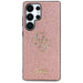 Guess Fixed Glitter Big 4G Metal Logo Case for Samsung Galaxy S25 Ultra Pink - Cell phone cases and covers<<<HurtelXML