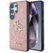 Guess Fixed Glitter Big 4G Metal Logo Case for Samsung Galaxy S25 Ultra Pink - Cell phone cases and covers<<<HurtelXML