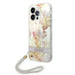 Guess Flower Strap iPhone 14 Pro 6.1’’ Case - Purple - Cell phone cases and covers<<<HurtelXML