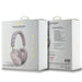 Guess GCube Metallic Script Logo Headphones - Pink - Headphones and speakers<<<HurtelXML