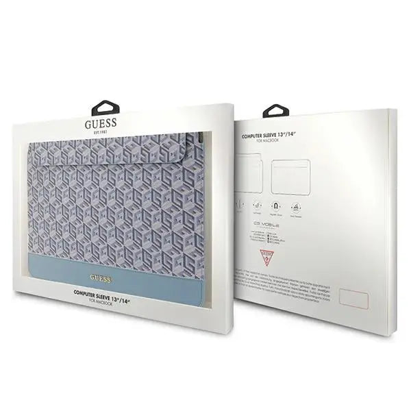 Guess GCube Stripes case for a 14’’ laptop - blue - Laptop bags<<<HurtelXML