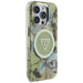 Guess Glitter Flowers Triangle Buttons MagSafe case for iPhone 16 Pro green - Cell phone cases and covers<<<HurtelXML