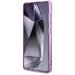 Guess Glitter Flowers Triangle Buttons MagSafe case for Samsung Galaxy S25 Ultra - purple - Cell phone cases