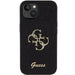 Guess Glitter Script Big 4G case for iPhone 15 - black - Cell phone cases and covers<<<HurtelXML