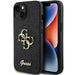 Guess Glitter Script Big 4G case for iPhone 15 - black - Cell phone cases and covers<<<HurtelXML