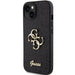 Guess Glitter Script Big 4G case for iPhone 15 - black - Cell phone cases and covers<<<HurtelXML