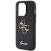 Guess Glitter Script Big 4G case for iPhone 15 Pro Max - black - Cell phone cases and covers<<<HurtelXML