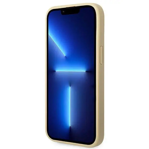 Guess Glitter Script Case for iPhone 14 Plus - Gold - Cell phone cases and covers<<<HurtelXML