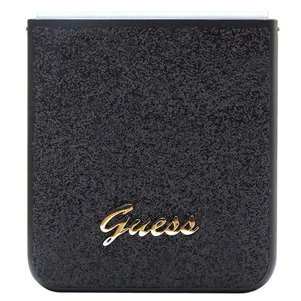 Guess Glitter Script case for Samsung Galaxy Z Flip 5 - black - Cell phone cases and covers<<<HurtelXML