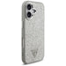 Guess Glitter Triangle Logo MagSafe case for iPhone 17 - silver - Cell phone cases and covers<<<HurtelXML