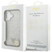Guess Glitter Triangle Logo MagSafe case for iPhone 17 - silver - Cell phone cases and covers<<<HurtelXML