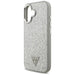 Guess Glitter Triangle Logo MagSafe case for iPhone 17 - silver - Cell phone cases and covers<<<HurtelXML