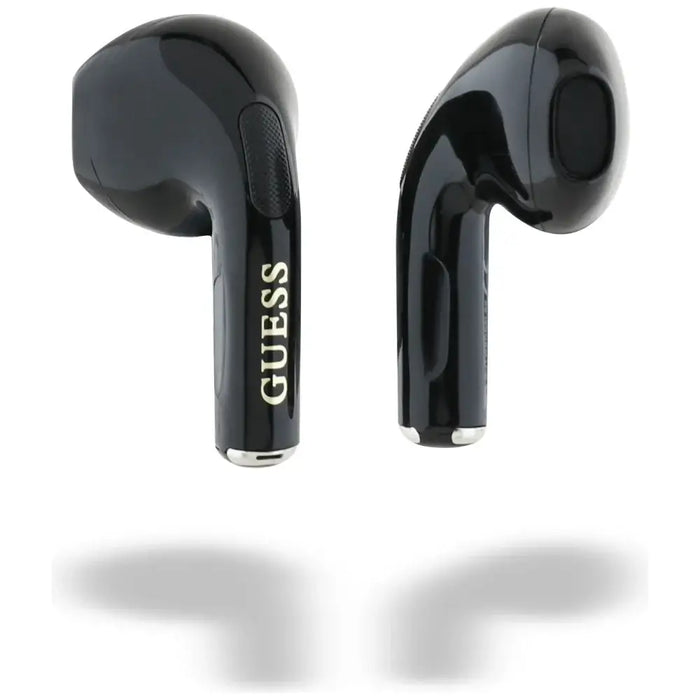 Guess Glossy Effect Egg Shape Printed Classic Logo TWS headphones - black - Headphones and speakers<<<HurtelXML
