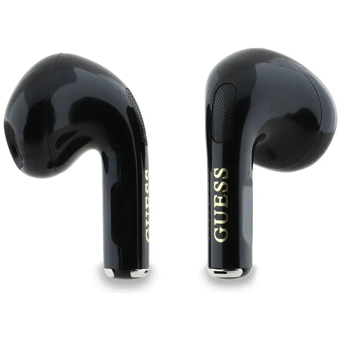 Guess Glossy Effect Printed Classic Logo & Charm TWS headphones - black - Headphones and speakers<<<HurtelXML