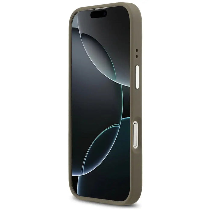 Guess Grained Big 4G Classic Logo iPhone 17 Case - Brown - Cell phone cases and covers<<<HurtelXML
