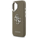 Guess Grained Big 4G Classic Logo iPhone 17 Case - Brown - Cell phone cases and covers<<<HurtelXML