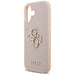 Guess Grained Big 4G & Classic Logo iPhone 17 Case - Pink - Cell phone cases and covers<<<HurtelXML