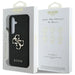 Guess Grained Big 4G Logo Small Classic Logo case for Samsung Galaxy S25 Plus black - Cell phone cases