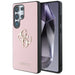 Guess Grained Big 4G Logo Small Classic Logo Case for Samsung Galaxy S25 Ultra pink - Cell phone cases