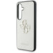 Guess Grained Big 4G Logo Small Classic Logo case for Samsung Galaxy S25 beige - Cell phone cases and covers<<<HurtelXML