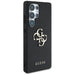 Guess Grained Big 4G Logo Small Classic Logo case for Samsung Galaxy S25 Ultra black - Cell phone cases