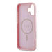 Guess Grained Gold Ring MagSafe iPhone 16 Plus Case - Pink - Cell phone cases and covers<<<HurtelXML