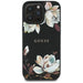 Guess Grained Printed Flower Pattern MagSafe case for iPhone 16 Pro black - Cell phone cases and covers<<<HurtelXML