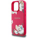 Guess Grained Printed Flower Pattern MagSafe case for iPhone 16 Pro fuchsia - Cell phone cases and covers<<<HurtelXML