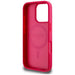 Guess Grained Printed Flower Pattern MagSafe case for iPhone 16 Pro fuchsia - Cell phone cases and covers<<<HurtelXML