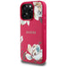 Guess Grained Printed Flower Pattern MagSafe case for iPhone 16 Pro fuchsia - Cell phone cases and covers<<<HurtelXML