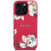 Guess Grained Printed Flower Pattern MagSafe case for iPhone 16 Pro fuchsia - Cell phone cases and covers<<<HurtelXML
