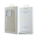 Guess Grained Ring MagSafe case for iPhone 16 Pro - beige - Cell phone cases and covers<<<HurtelXML