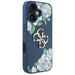 Guess Grained Roses Big 4G logo case for iPhone 16 - blue - Cell phone cases and covers<<<HurtelXML
