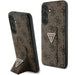 Guess Grip Stand 4G Triangle Strass case for Samsung Galaxy S24+ - brown - Cell phone cases and covers<<<HurtelXML