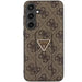Guess Grip Stand 4G Triangle Strass case for Samsung Galaxy S24+ - brown - Cell phone cases and covers<<<HurtelXML