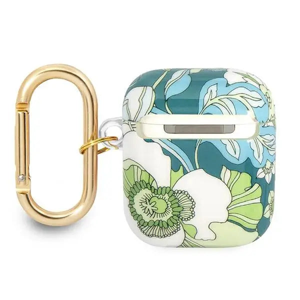 Guess GUA2HHFLN AirPods cover green/green Flower Strap Collection - Cell phone cases and covers<<<HurtelXML
