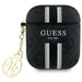 Guess GUA2P4RPSK AirPods 1/2 cover black/black 4G Printed Stripes Charm - Cell phone cases and covers<<<HurtelXML