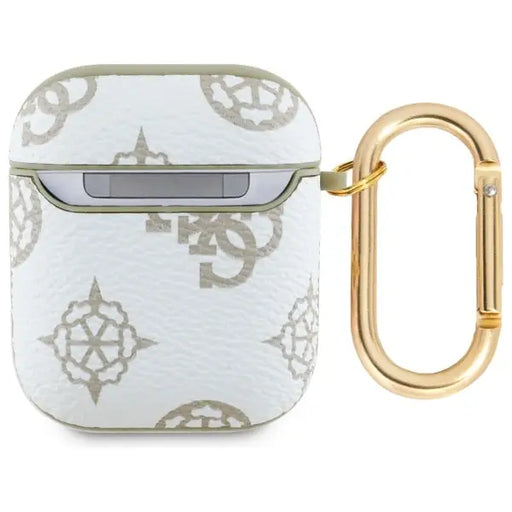 Guess GUA2PG4GPH AirPods 1/2 cover white/white 4G Hook - Cell phone cases and covers<<<HurtelXML